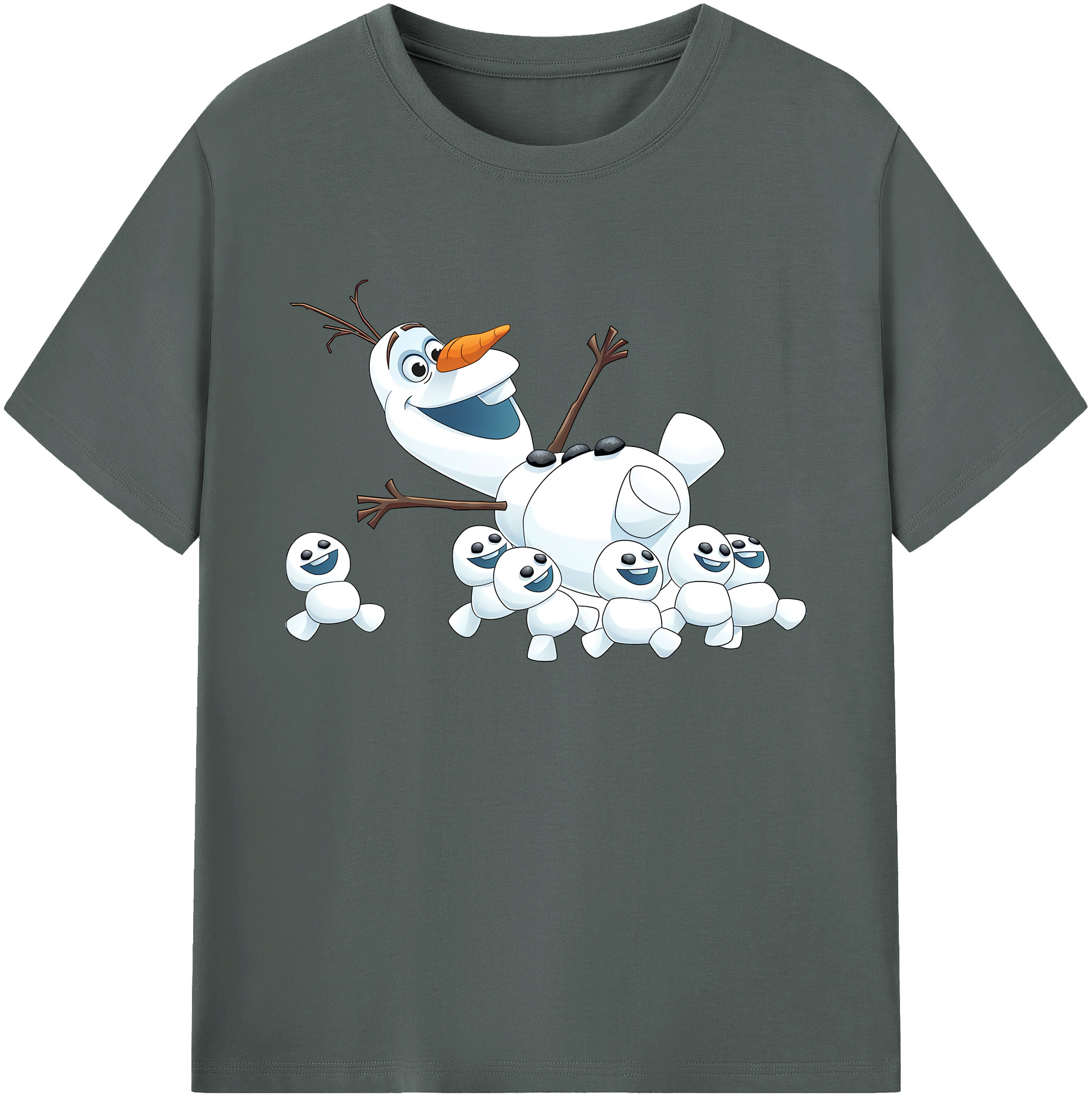 （画像用） アナと雪の女王 アンナ エルサ Frozen Anna Elsa 綿100％ メンズ半袖Tシャツ｜肌触りやわらか＆通気性